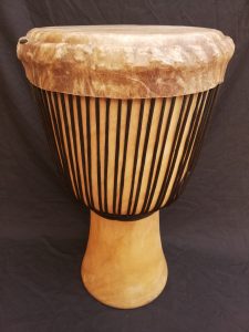 Djembe drum from Guinea Melina wood